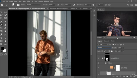 How To Add Patterns To Clothes in Photoshop