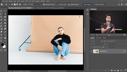 How To Create Seamless Backdrops in Photoshop