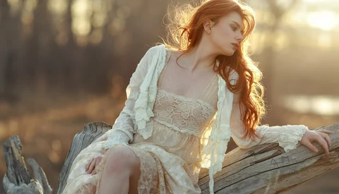 Behind the Scenes of a Beautiful Golden Hour Natural Light Portrait Shoot