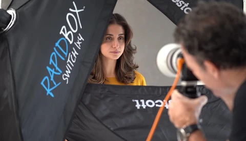 How to Light a Headshot Using Speedlights or Strobes