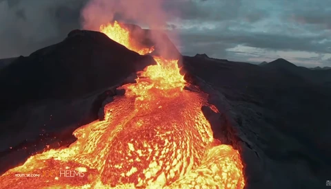 Drone Crashes Into Icelandic Volcano Capturing Its Own Incredible Demise