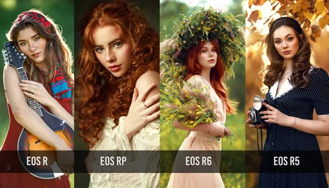 Comparing All Four Canon Mirrorless Cameras for Portraiture: EOS RP, R, R6, and R5