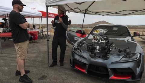 Watch Behind the Scenes of This Incredibly Complex Automotive Drifting Shoot