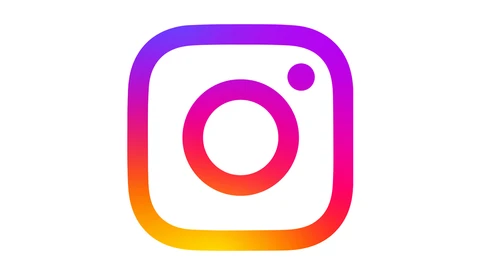 Logo for Instagram featuring a stylized camera icon with gradient colors.