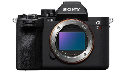 Sony Alpha 7R II mirrorless camera body shown from front with lens mount exposed.