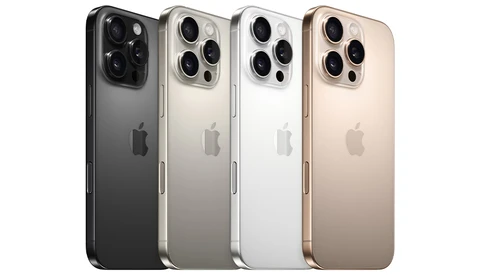 Four iPhone 14 Pro models displayed in black, gold, silver, and rose gold finishes, showing rear camera systems and Apple logos.