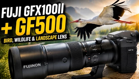 The Fujinon GF 500mm f/5.6 on the Fuji GFX 100 II: A Real-World Test Worth Seeing