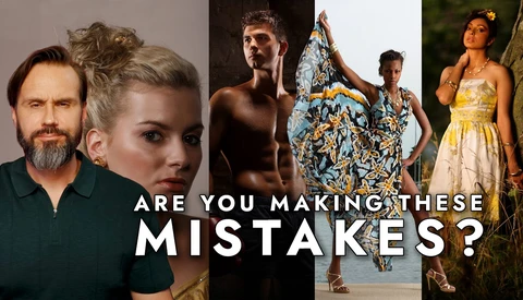 Graphic with five portrait and lifestyle photographs arranged horizontally with text overlay reading 'ARE YOU MAKING THESE MISTAKES?'