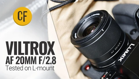 Viltrox AF 20mm f/2.8 lens mounted on L-mount camera body