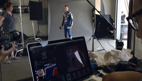 View Jeff Gordon & Kasey Kahne Photoshoot - Behind the Scenes by Clint Davis