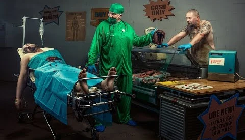View Behind the scenes of the "Organ trade" by Juhamatti Vahdersalo