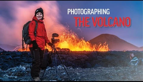 View Photographing the volcano by Einar Gudmann