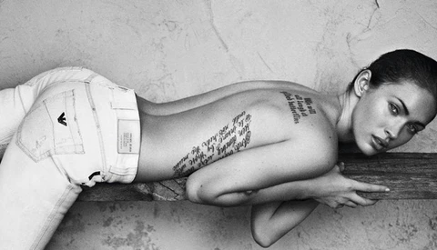 Megan Fox In Underwear, Armani Underwear