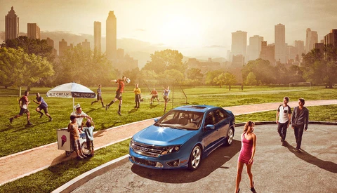 Dave Hill Shoots The Ford Fusion Ad Campaign