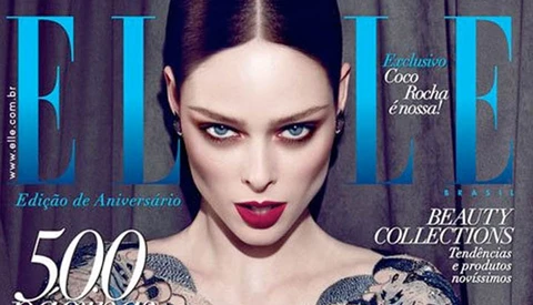 [News] Elle Removes Clothing Via PhotoShop, And The Model In Question Is Not Exactly What I'd Call Happy