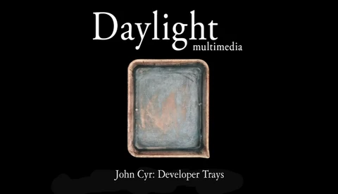 John Cyr Captures Famous Photographer's Developing Trays