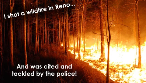 Nevada Journalist Tackled By Police While Covering Wildfires Near Reno