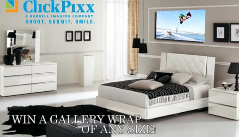 Win Any Size Gallery Wrap from ClickPixx
