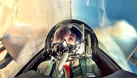 GoPro Action: Blair Bunting Takes to the Skies in an F-16