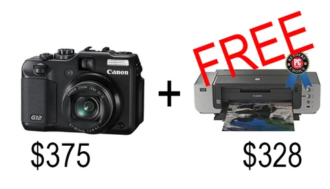 The Best Deal On A Canon G12 Camera Plus A Free $400 Canon Printer