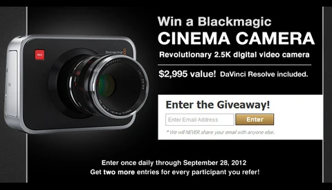 Only One Week Left! Fstoppers and PremiumBeat.com Are Giving Away A Blackmagic Cinema Camera