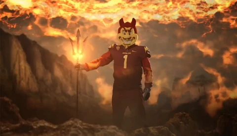 BTS: ASU's 'Sparky' Gets A Fiery Update