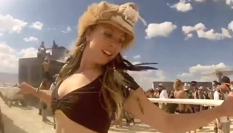 Hula Hoop + Cam + Duct Tape + the Women of Burning Man = Gorgeous