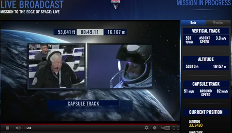 Happening Now! Felix Baumgartner's Live Space Jump 