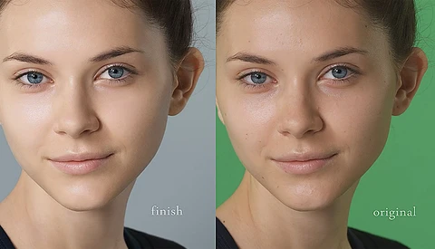A Before And After Look Of How Beauty Retouching Is Done In Video