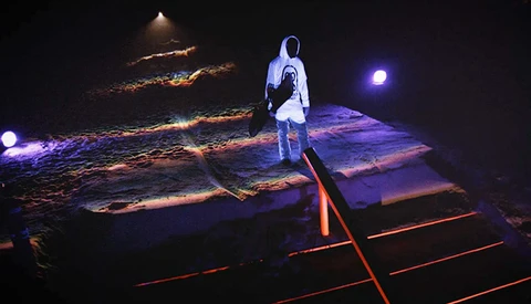 Snowboarding With Frickin Laser Beams: The X-Games Meets TRON in "Black Snow"
