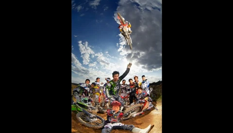 Manchul Kim Gets up Close and Personal with a Motocross Photo Shoot