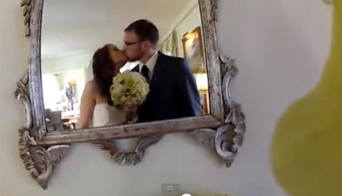 Couple Uses a GoPro In Bride's Bouquet 