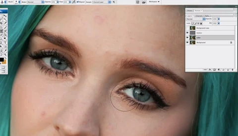 Retouching Skin Utilizing Frequency Separation