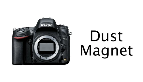 Time-Lapse of Dust Accumulating on Nikon D600 Sensor