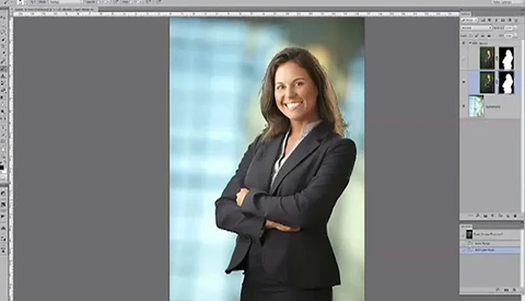 Photoshop Tutorial: How To Extract A Model With Flyaways From A Backdrop