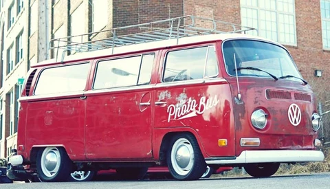 Mobile Photo Booth In A Volkswagen Bus