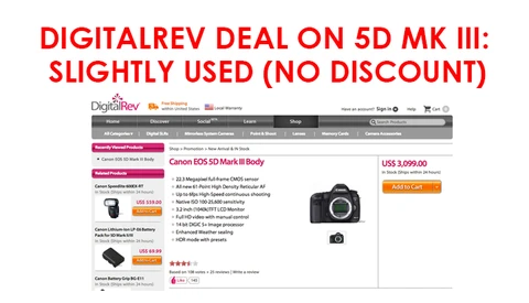 DigitalRev Allegedly Selling Used Cameras As New, And Are Yet To Issue A Response
