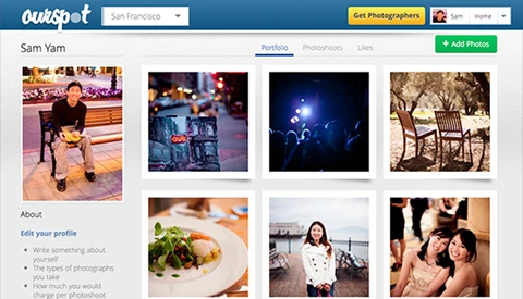 $10 Photoshoots? Ourspot: A Place to Hire Amateur Photographers
