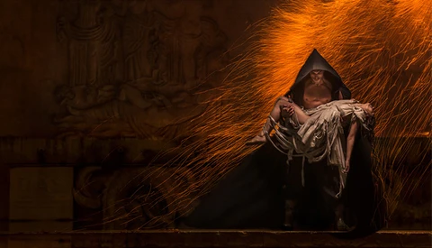 Behind the Scenes: Blazing Fire and Fierce Fashion Photoshoot Combined 