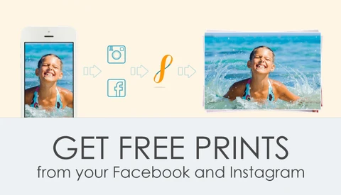 Free Prints From Your Facebook and Instagram Feeds, Automatically!
