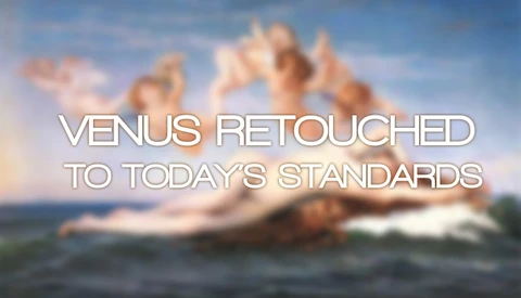 Before And After Images Of 'Venus' Retouched To Today's Standards [NSFW]