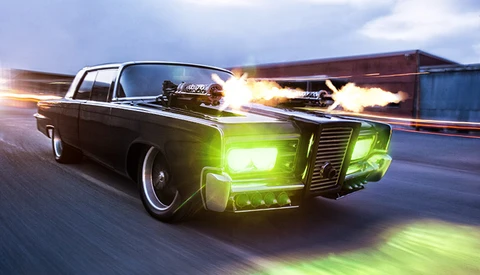 Photographing The Green Hornet Movie Car Using An Automotive Rig