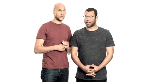 Key & Peele's Comedic Improv During Photo Shoot