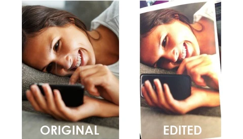 Samsung "Artfully" Photoshops Galaxy S4 in Place of iPhone in a Stock Image