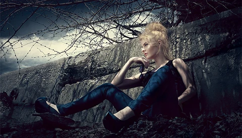 Behind the Scenes of a Dark and Dramatic Portrait