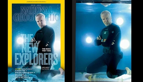 BTS - National Geographic's June Cover Shoot With James Cameron