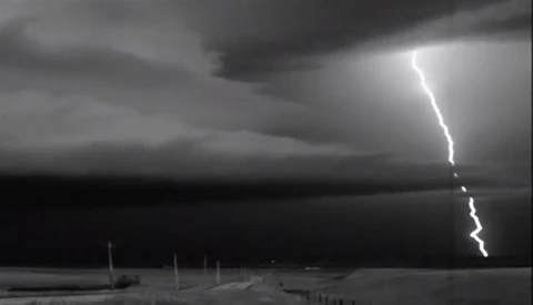 Lightning Captured at 11,000 Frames Per Second