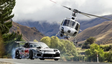 BTS Video of Mad Mike Drifting The Highest Roadway in New Zealand 