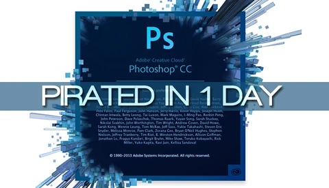 Adobe Photoshop CC Has Already Been Pirated In Just One Day