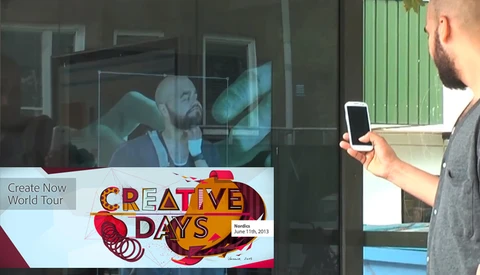 #CreativeDay Retouches Bus Patrons in Real Time, On the Street